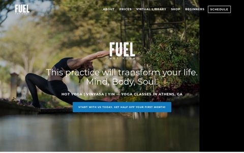 Fuel Hot Yoga: Athens, GA Yoga Studio