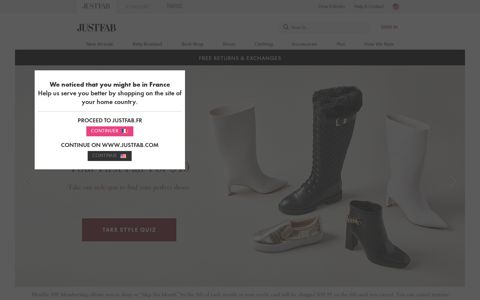 JustFab: Women's Shoes, Boots, Handbags & Clothing Online