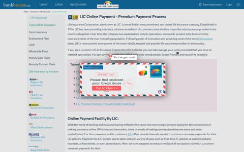 LIC Online Payment - Know LIC Premium Payment Process