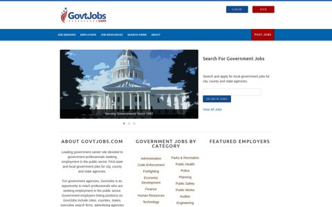 Government Jobs in City, County & State - GovtJobs