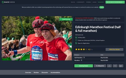Race event | Edinburgh Marathon Festival (half & full ...