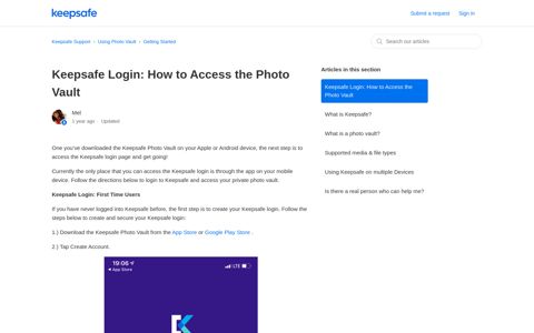 Keepsafe Login: How to Access the Photo Vault – Keepsafe ...