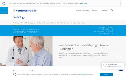 Northwell Health Physician Partners Cardiology at Huntington ...