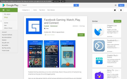 Facebook Gaming: Watch, Play, and Connect - Apps on ...
