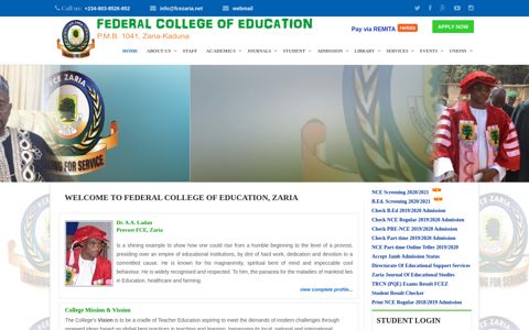 Federal College of Education Zaria (FCE-Zaria)