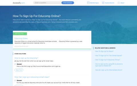 How To Sign Up For Educomp Online? Access 67 best ...