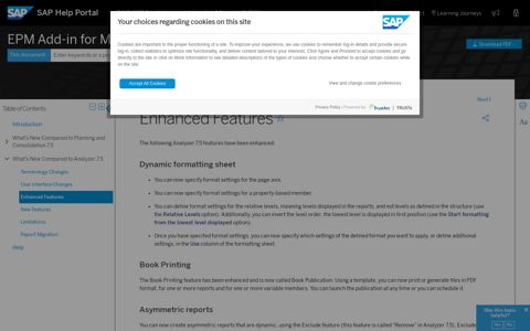 Enhanced Features - SAP Help Portal