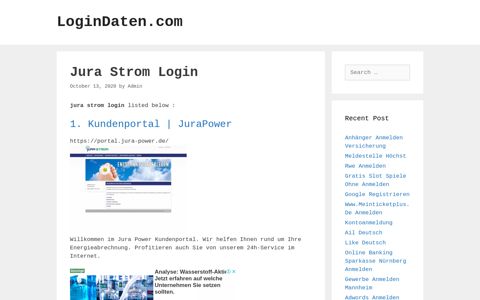 Jura Strom Login - LoginDaten.com