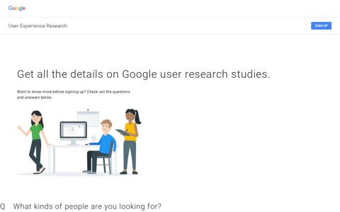 FAQ - Google User Experience Research