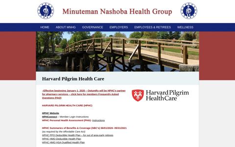Harvard Pilgrim Health Care | Minuteman Nashoba Health ...