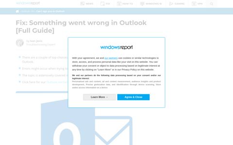 Fix: Something went wrong in Outlook [Full Guide]