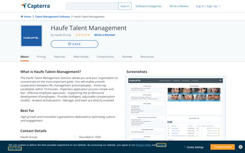 Haufe Talent Management Reviews and Pricing - 2020