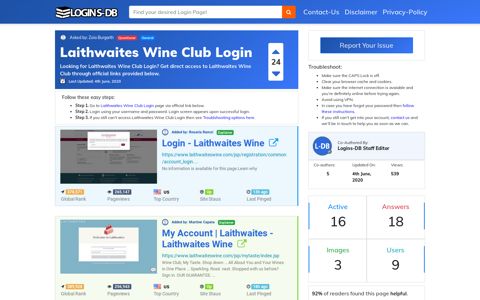 Laithwaites Wine Club Login - Logins-DB