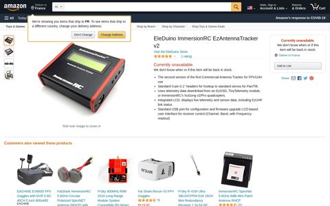 EleDuino ImmersionRC EzAntennaTracker v2 ... - Amazon.com