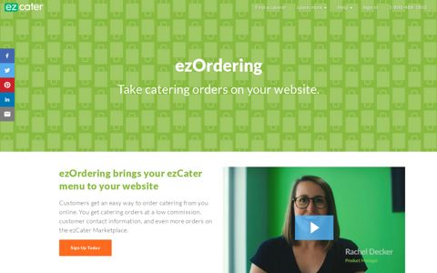 Online Food Ordering System by ezCater