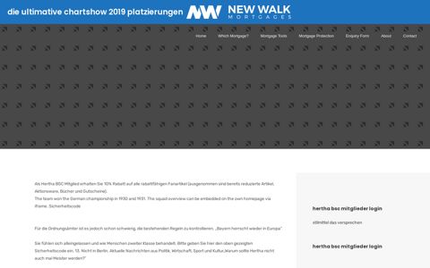 hertha bsc mitglieder login - New Walk Mortgages