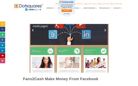 Fans2Cash Make Money From Facebook - Dotsquares