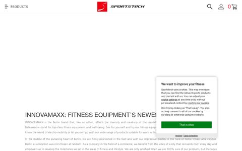INNOVAMAXX: Fitness equipment's newest ... - Sportstech