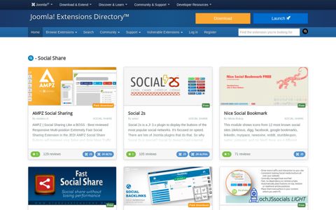 Social Share - Joomla! Extensions Directory