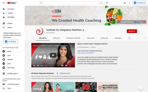 Institute for Integrative Nutrition - YouTube