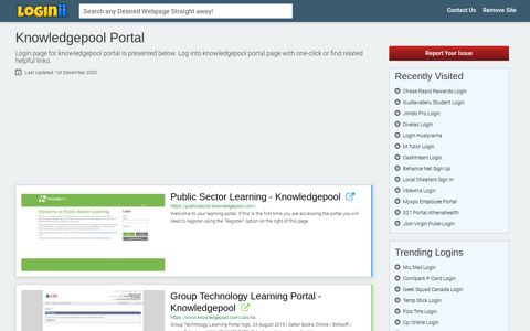 Knowledgepool Portal