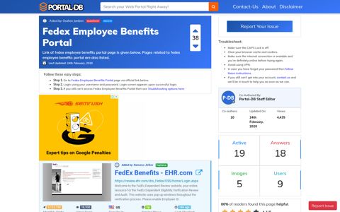 Fedex Employee Benefits Portal