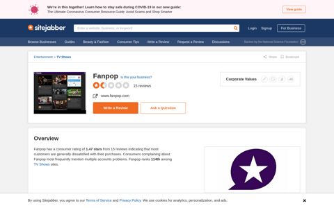 Fanpop Reviews - 15 Reviews of Fanpop.com | Sitejabber