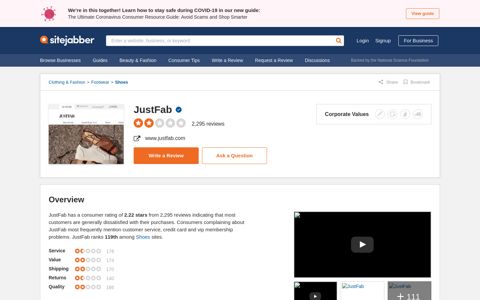 JustFab Reviews - 2,254 Reviews of Justfab.com | Sitejabber