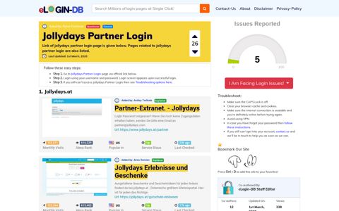 Jollydays Partner Login - A database full of login pages from ...