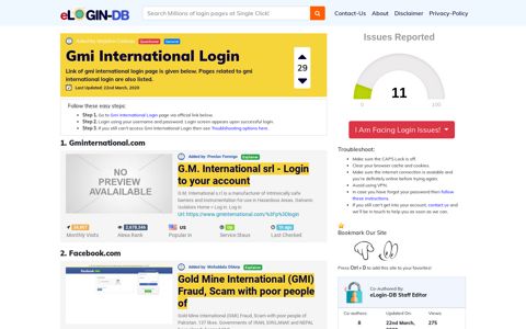 Gmi International Login
