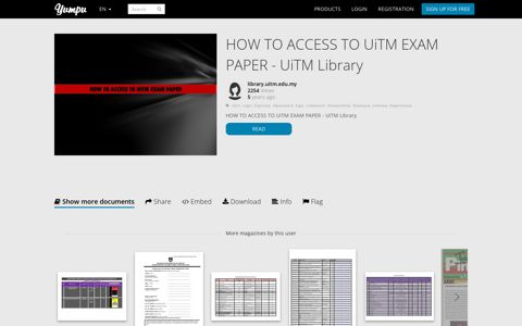 HOW TO ACCESS TO UiTM EXAM PAPER - UiTM Library