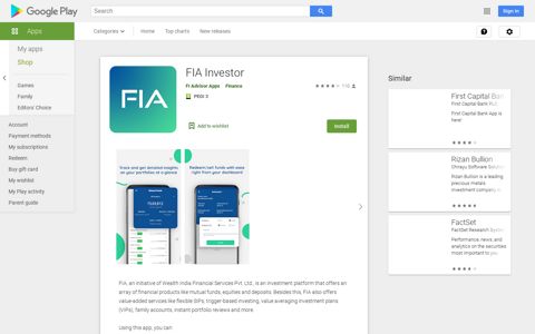 FIA Investor – Apps on Google Play