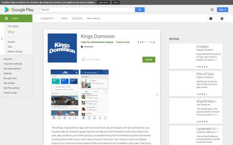 Kings Dominion - Apps on Google Play