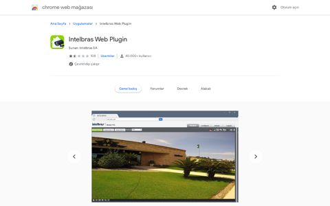 Intelbras Web Plugin - Chrome Web Store