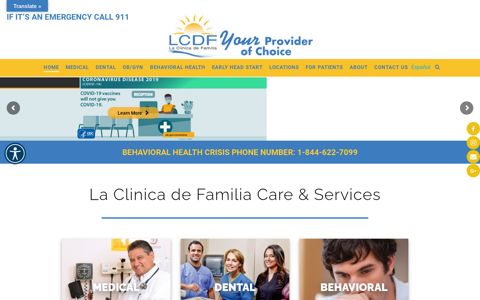 Your Provider of Choice - La Clinica de Familia