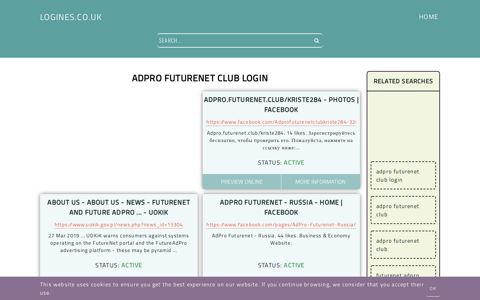 adpro futurenet club login - General Information about Login