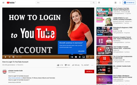 How to Login To YouTube Account