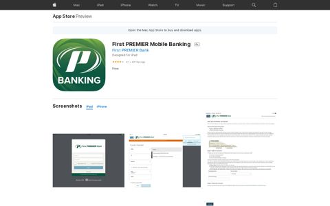 ‎First PREMIER Mobile Banking on the App Store