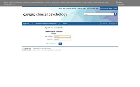 Login - Oxford Clinical Psychology