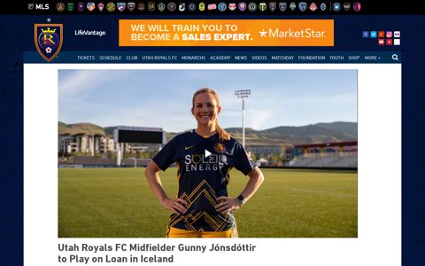 Utah Royals FC Midfielder Gunny Jónsdóttir to Play on Loan ...