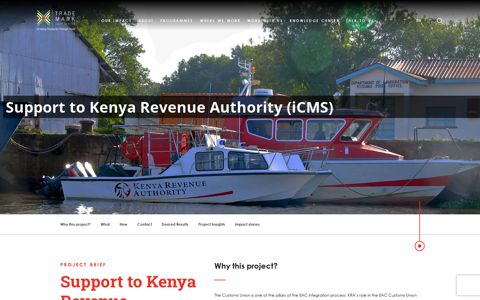 Support to Kenya Revenue Authority (iCMS) - TradeMark East ...
