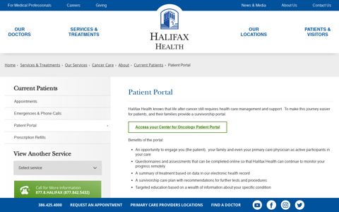 Patient Portal | Halifax Health