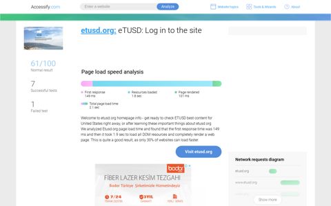 Access etusd.org. eTUSD: Log in to the site