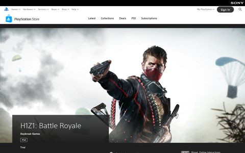 H1Z1: Battle Royale - PlayStation Store