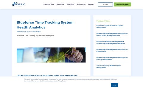 Blueforce Time Tracking System Health Analytics - EPAY ...