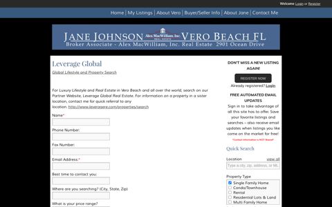 Leverage Global - Vero Beach Real Estate