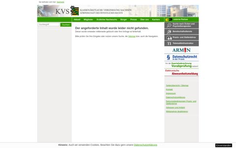 Mitgliederportal - Online-Angebote - KV Sachsen