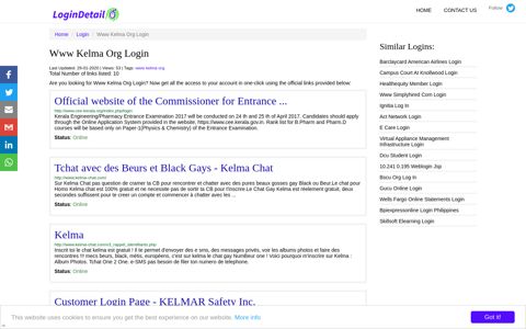 Www Kelma Org Login Official website of the Commissioner ...