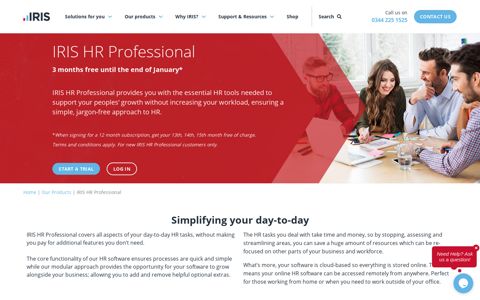 HR Software Packages and Pricing | IRIS HR Professional