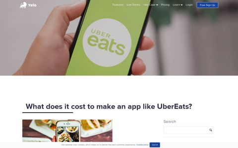 What does it cost to make an app like UberEats? Read on!